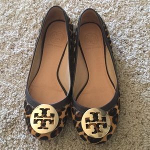 Tory Burch leopard flats size 7.5
